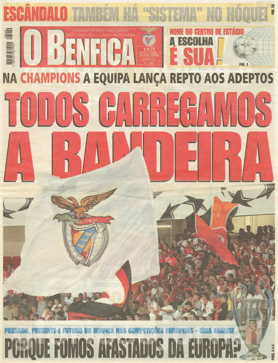 jornal o benfica 3249 2006-08-04